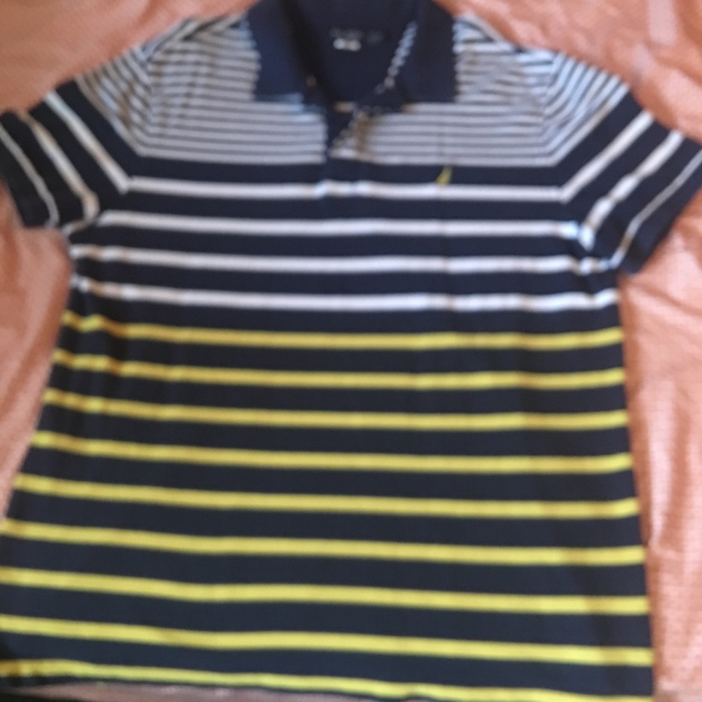 Nautica slim fit striped casual shirt